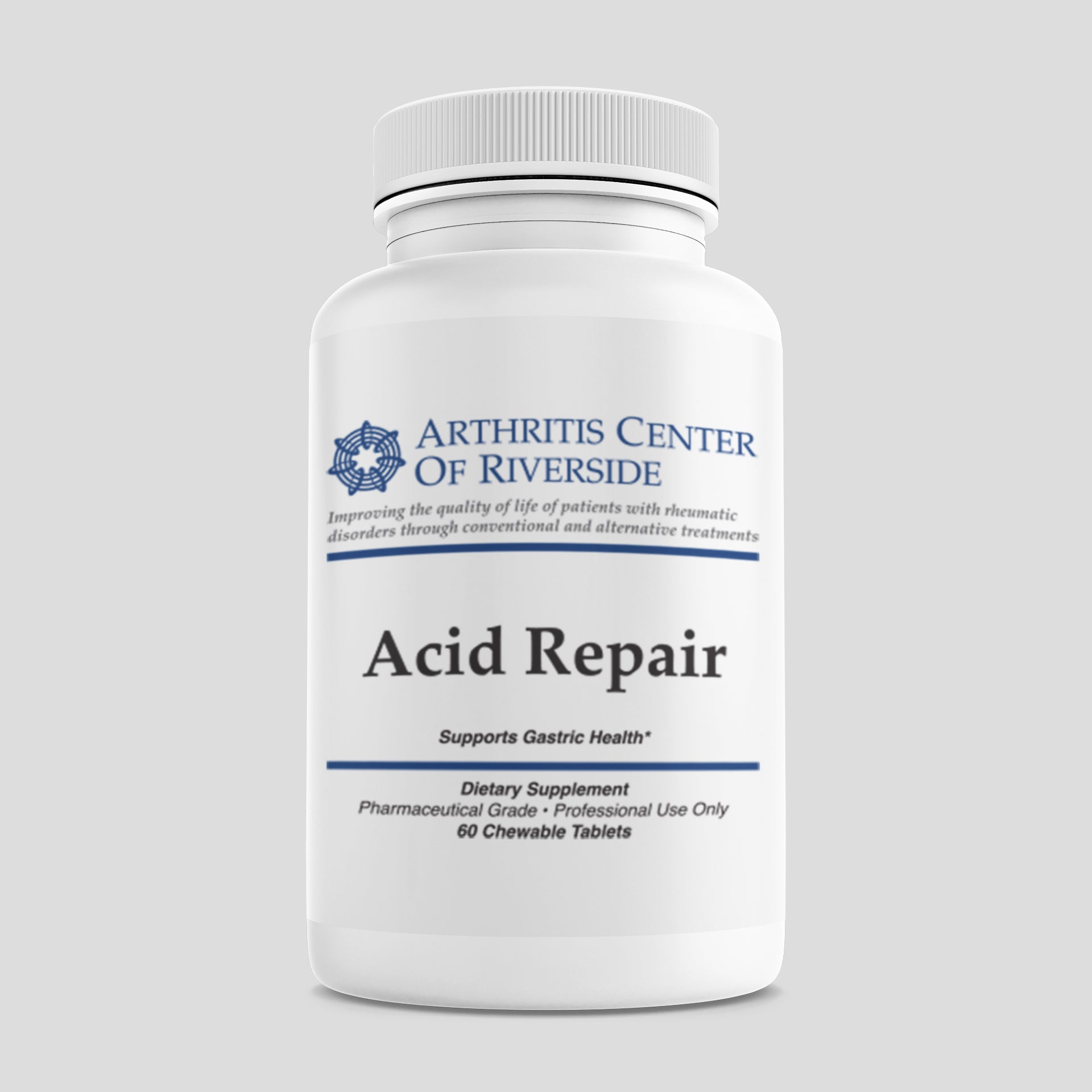 Acid Repair supplement bottle with 60 tablets for digestive and acid balance support.