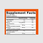 Supplement facts label for Bone Builder Prime, optimized for bone strength and skeletal health.