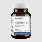 Cholarest SC supplement bottle containing 60 tablets for cholesterol and heart health support.