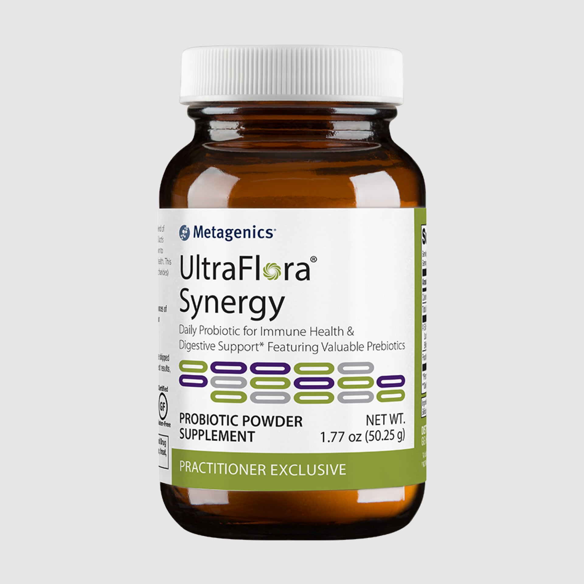 Ultra Flora Synergy probiotic supplement bottle, offering advanced digestive and immune health benefits.