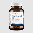 Ultra Potent-C 500mg supplement bottle with 90 tablets, formulated for immune health and antioxidant support.