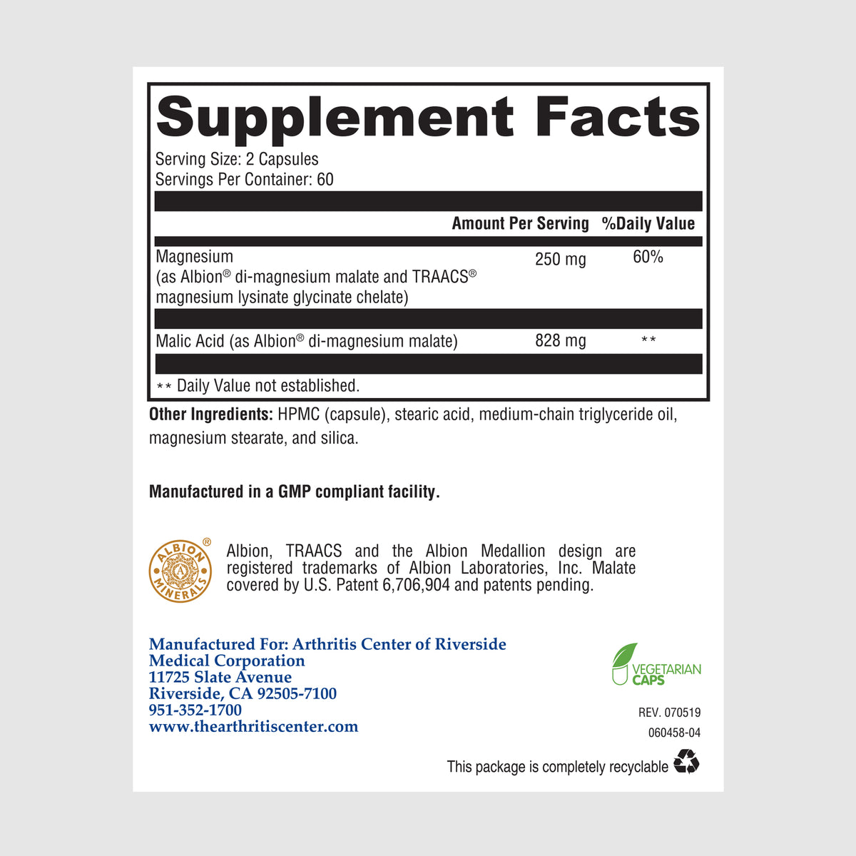 Fibro Fibro Plus (120 Tablets) – Arthritis Center of Riverside